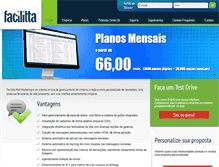 Tablet Screenshot of facilitta.com.br